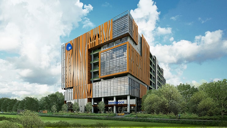 Artist’s impression of trendspace, located in the upcoming Sungei Kadut Eco-District (SKED)