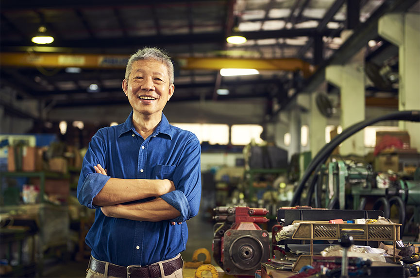 Managing Director of Flo-line Hydraulics, Chia Kok Liang 
