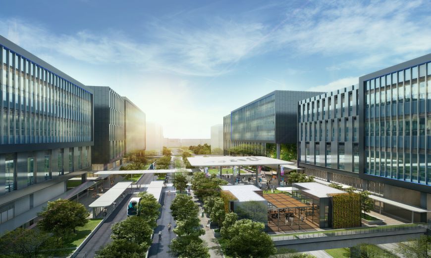 The $570 million Bulim Square being developed by industrial landlord JTC Corporation will house key advanced manufacturing tenants once it is completed late next year.
