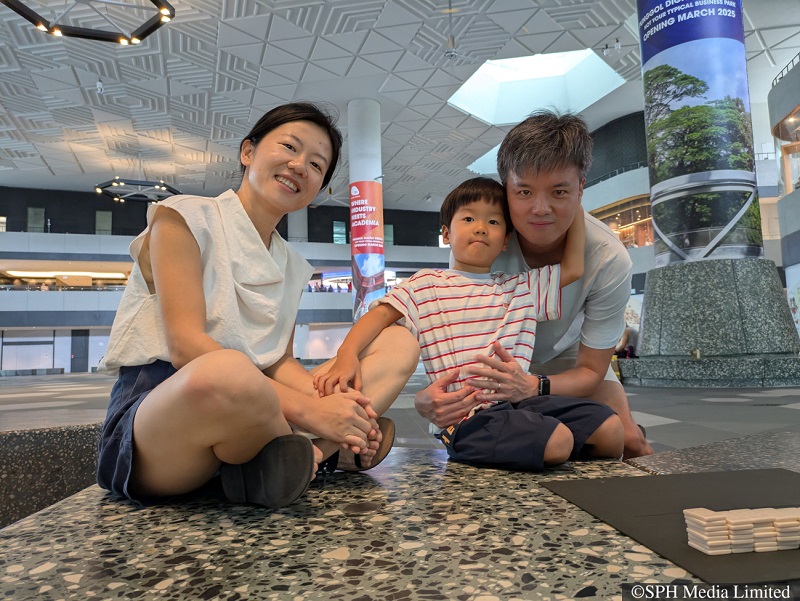 Punggol Digital District's architecture has drawn many visitors. 