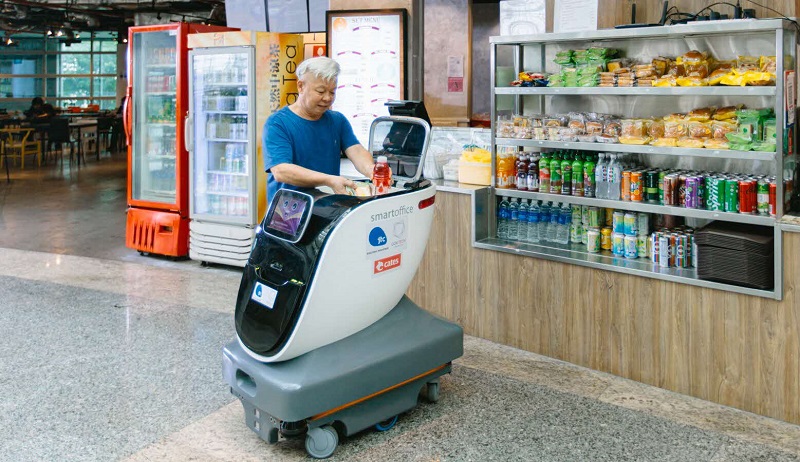 Delivery robot trials offer a glimpse of what's possible in the future.