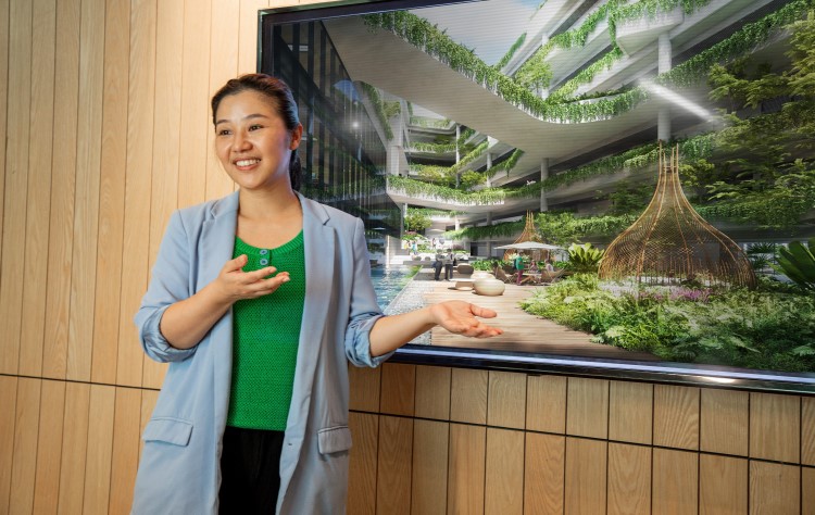 Mo Wing Sze is an engineer at JTC overseeing the development of Punggol Digital District