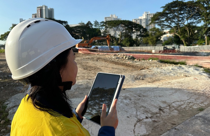 Winnie Chu is a senior engineer at JTC who is lending her expertise to the development of Punggol Digital District.
